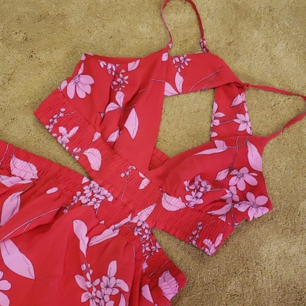 Express tiered floral print maxi dress. Size: XS. NWT - Picture 13 of 15